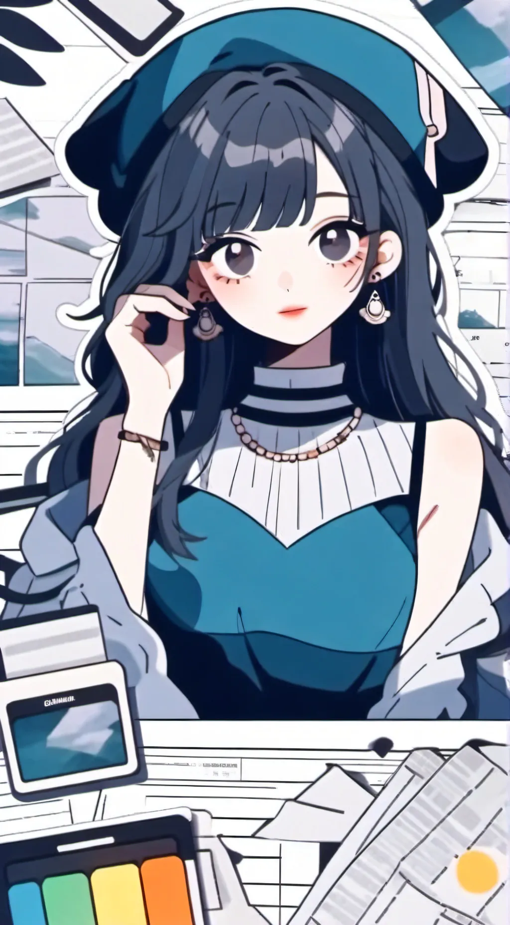 ai character: zoe background