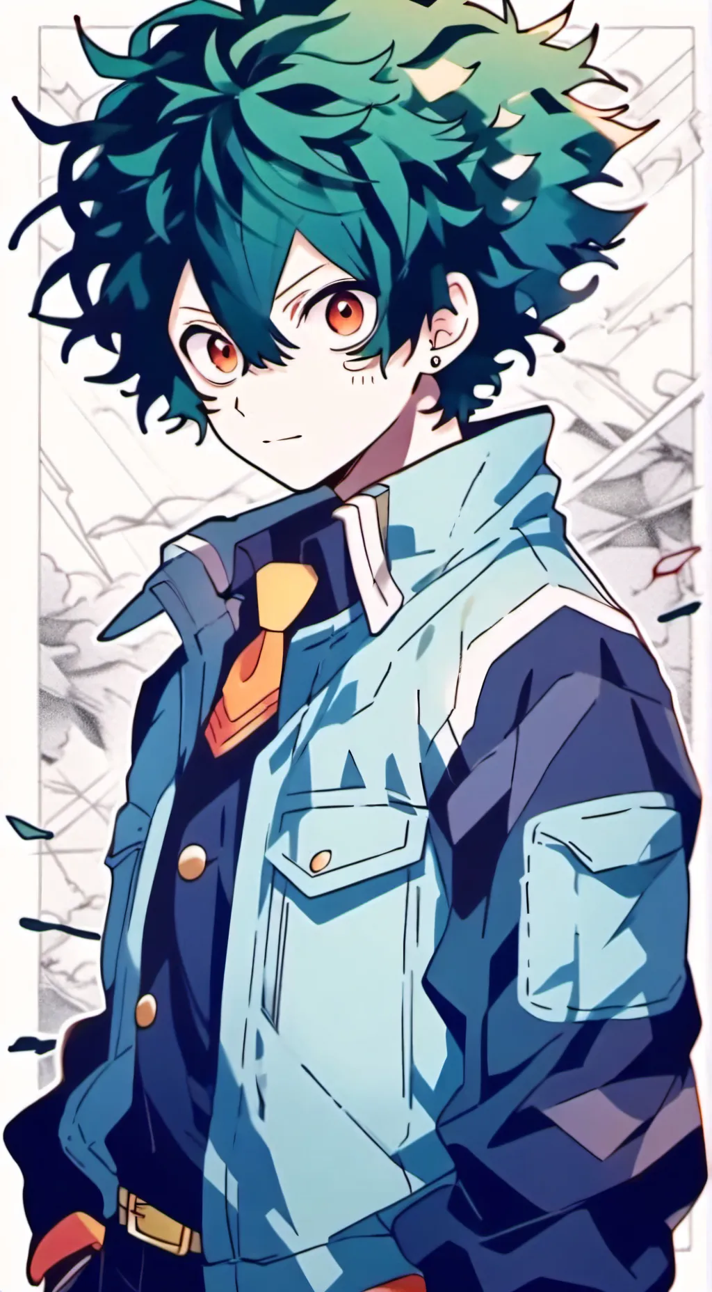ai character: Mha field trip background