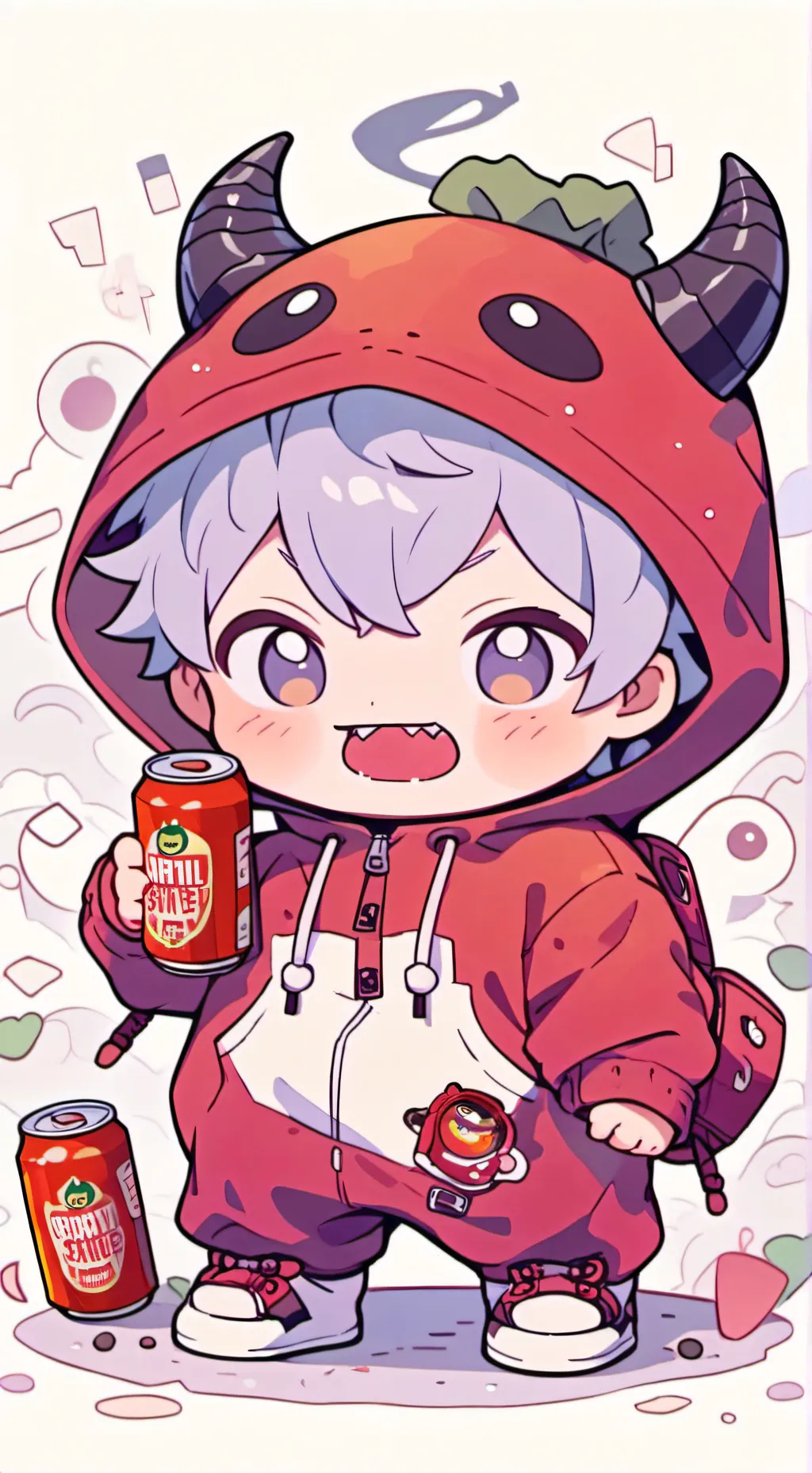 ai character: Hot sauce background
