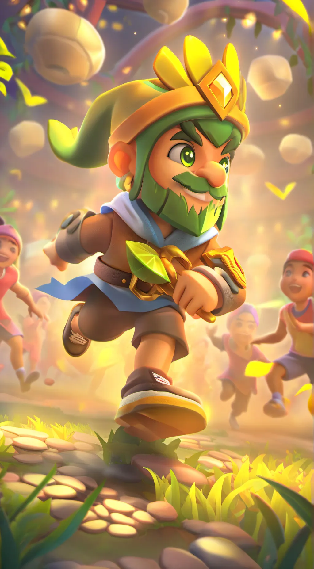 ai character: forsaken x dw background