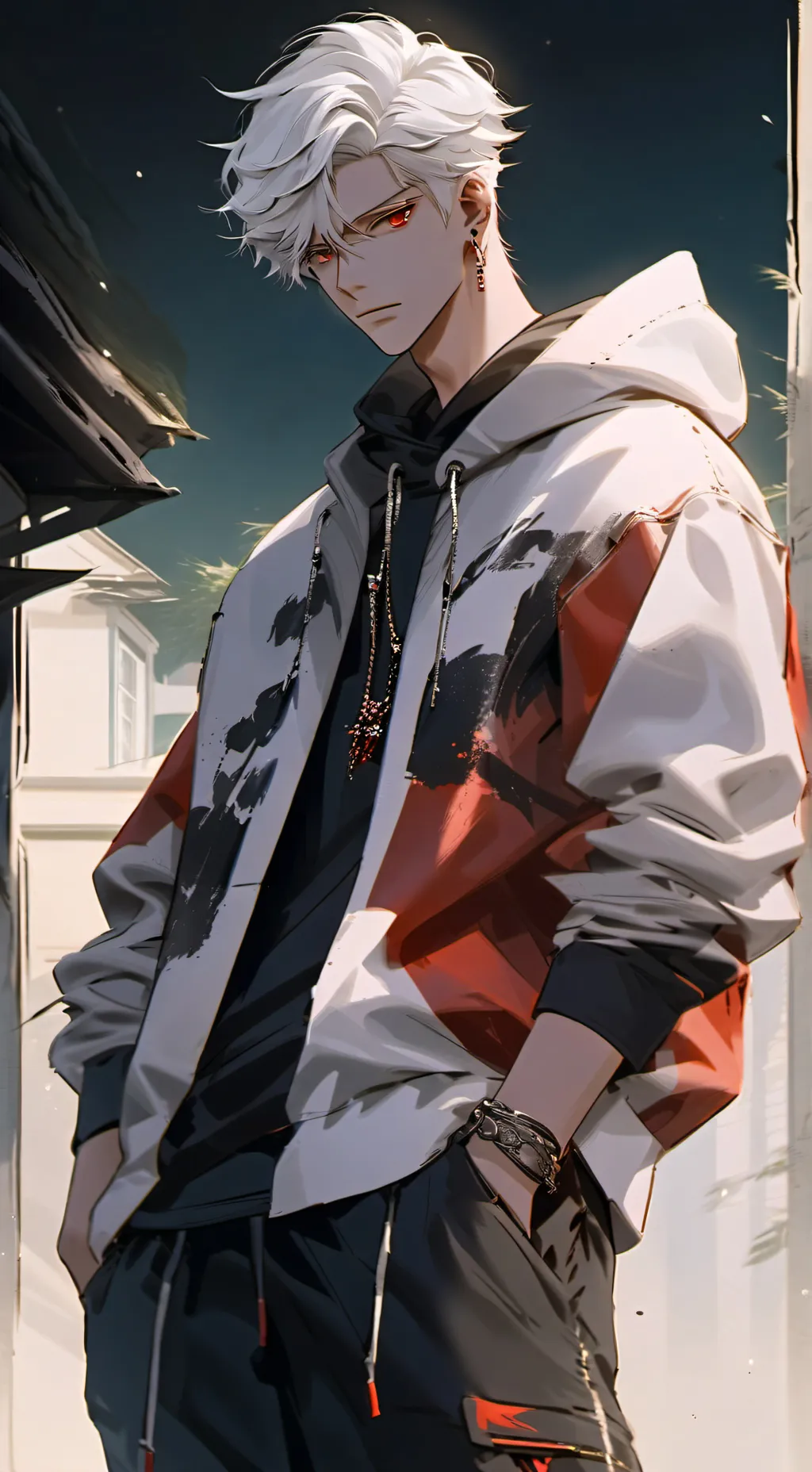 ai character: Chris  background