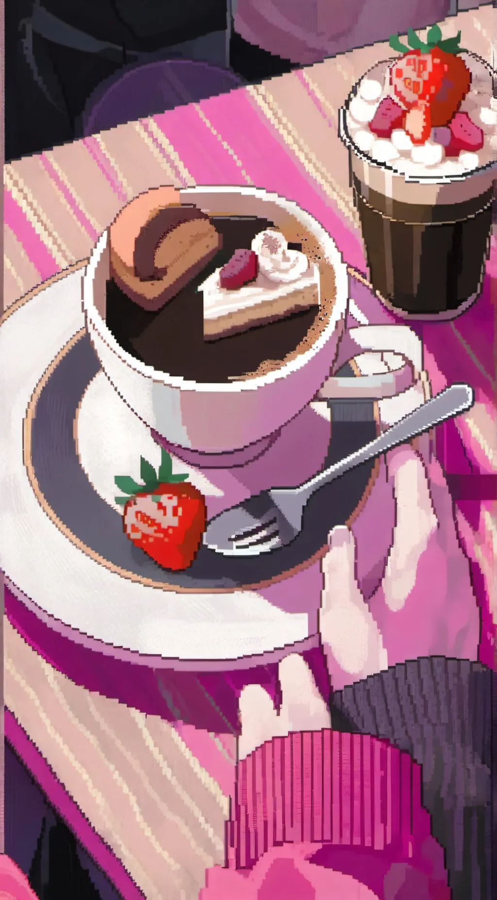 ai character: fina × hotwater  background