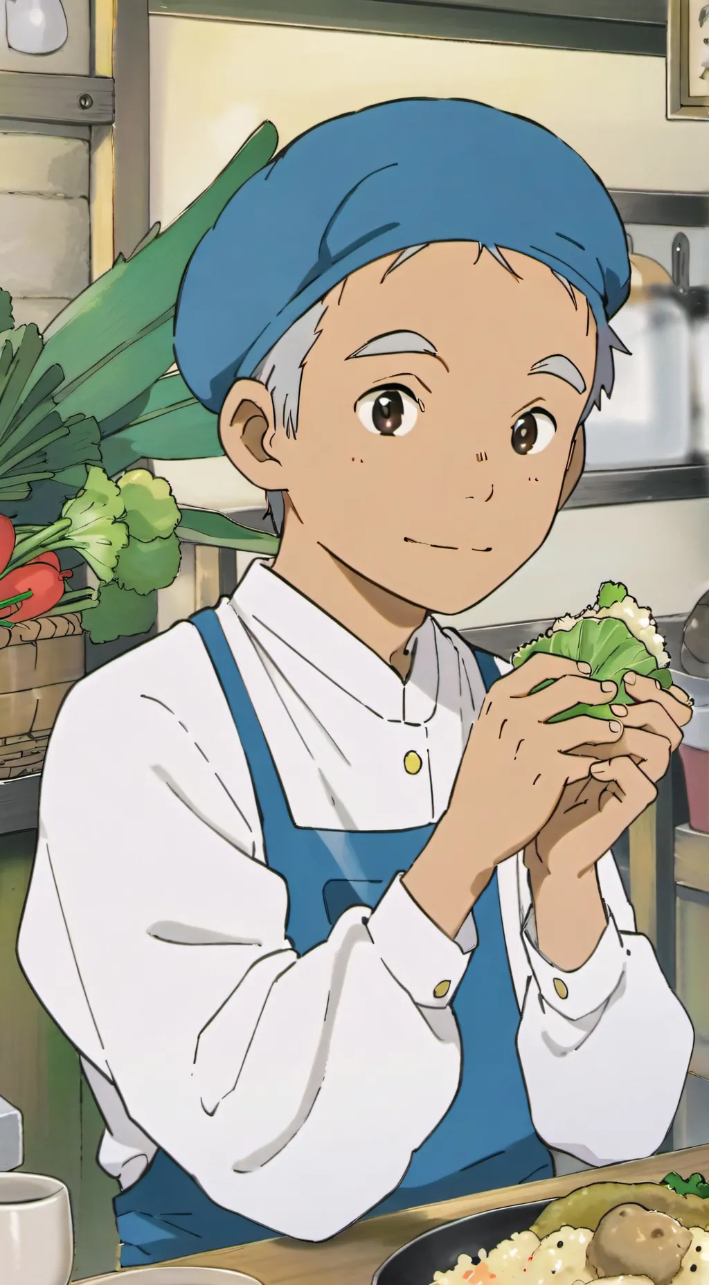 ai character: Icon background