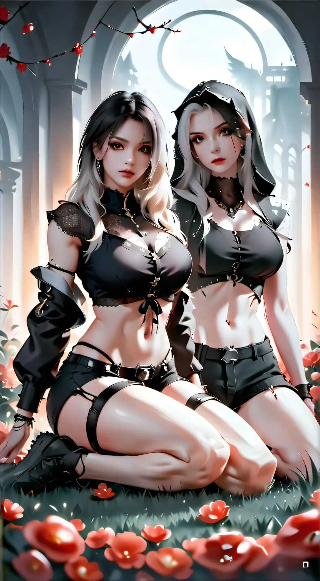 ai character: Rachel & Grace background
