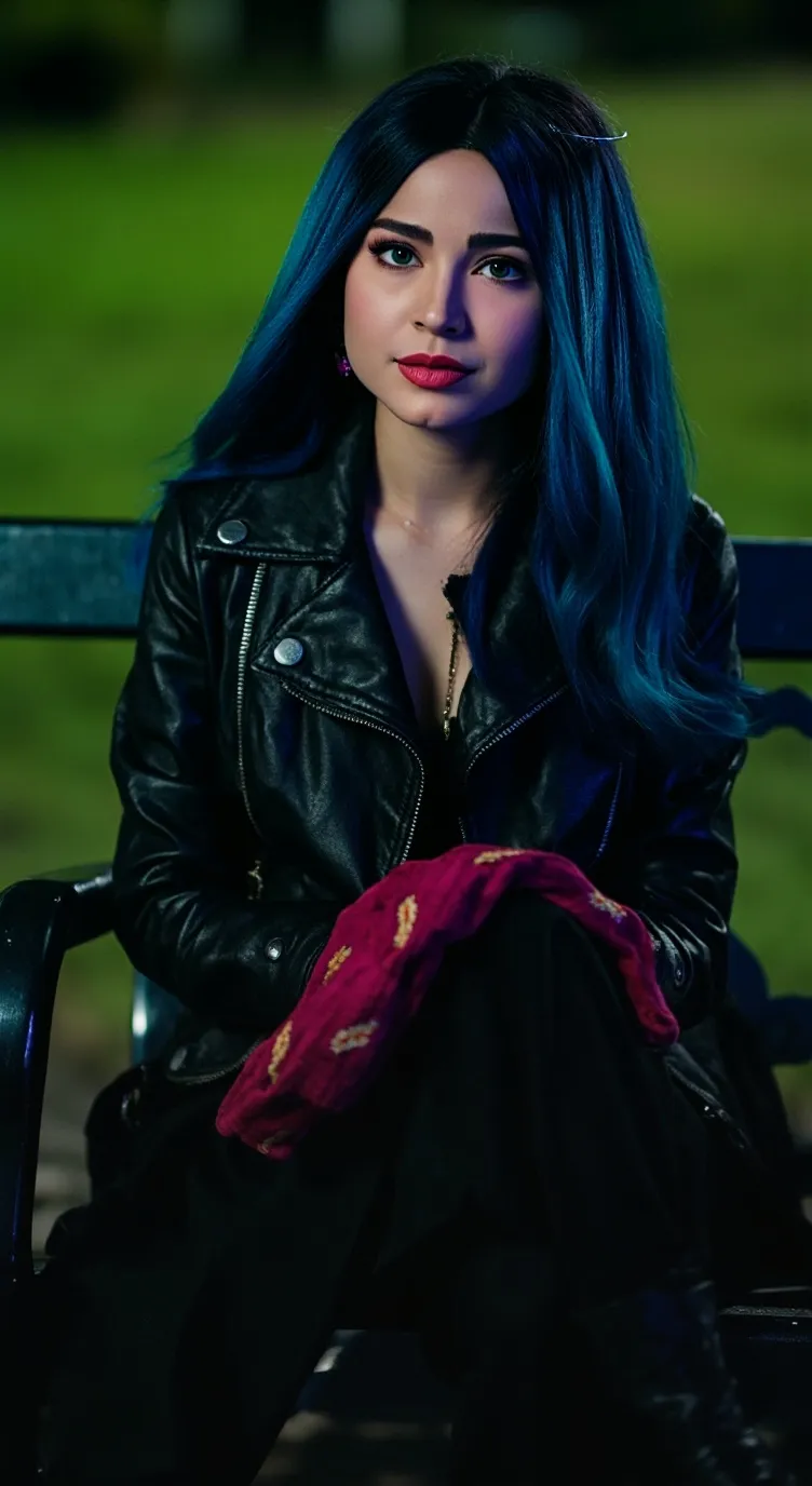 ai character: Evie (Descendants) background