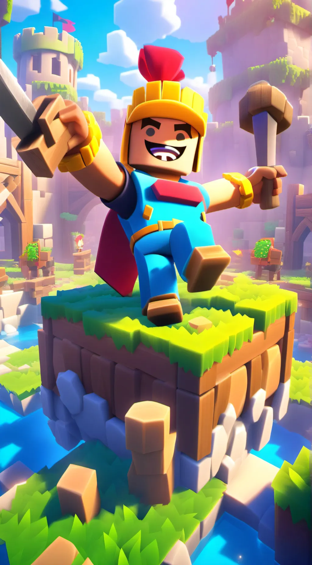ai character: Roblox bedwars 🛌🏿 background