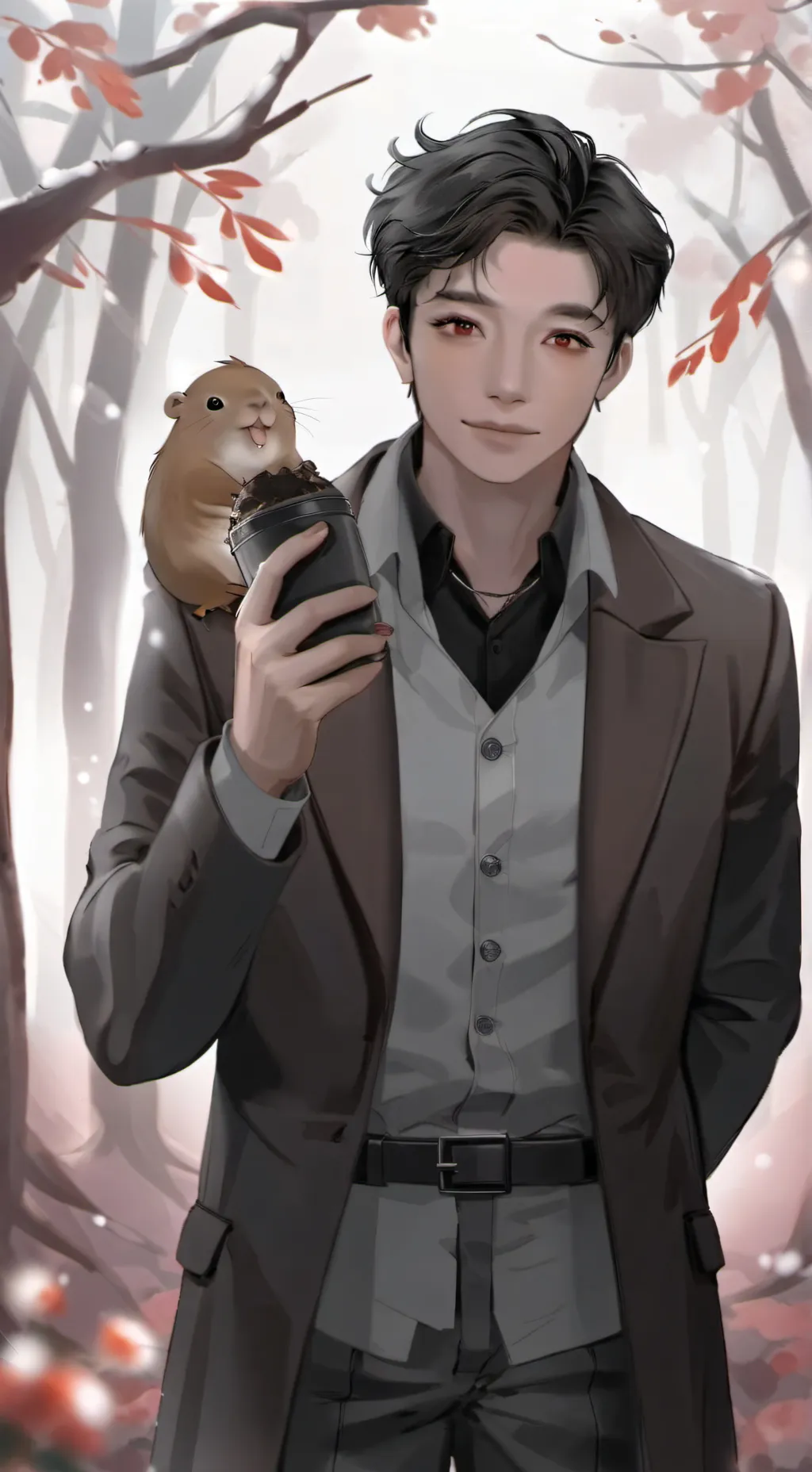 ai character: Capibara  background