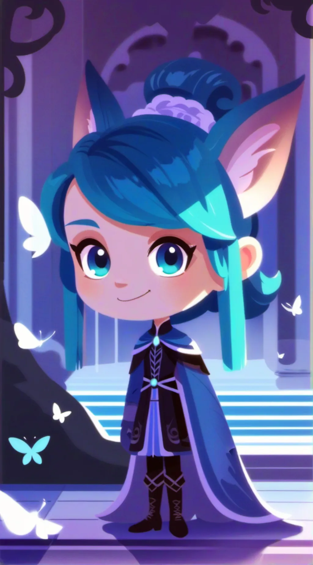 ai character: opal  background