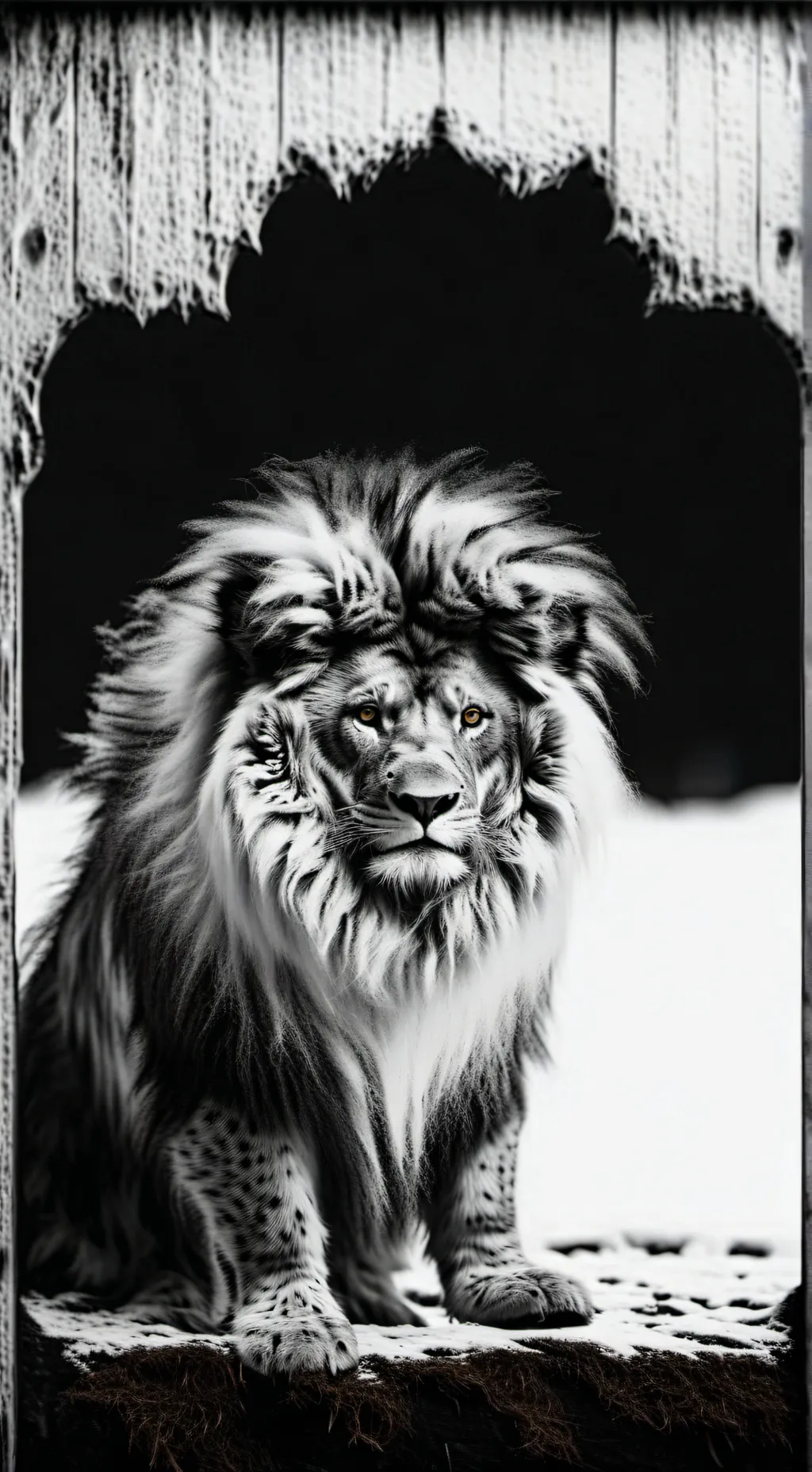 ai character: mufasa e simba background