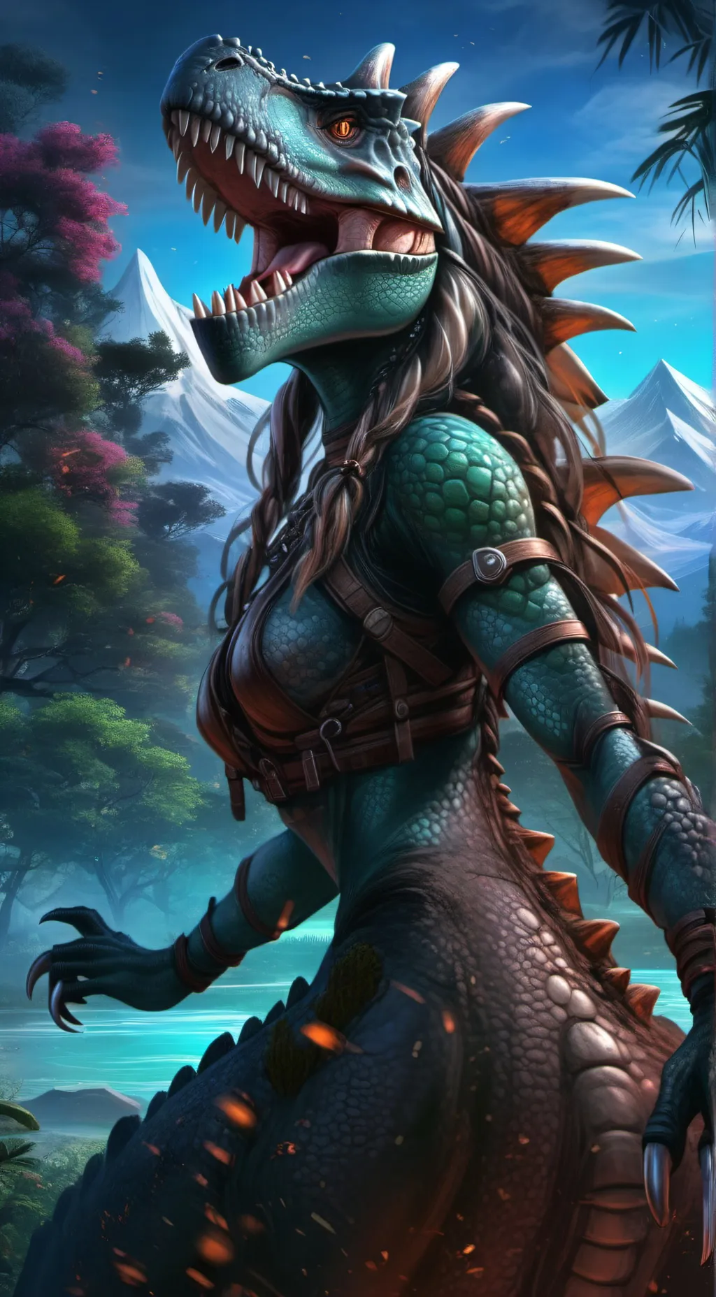 Talkie AI - Chat with Dinoid Queen