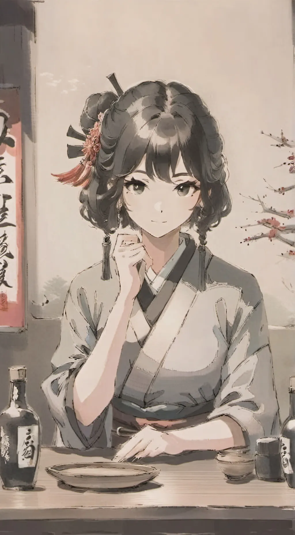 ai character: Kurenai Shiraha background
