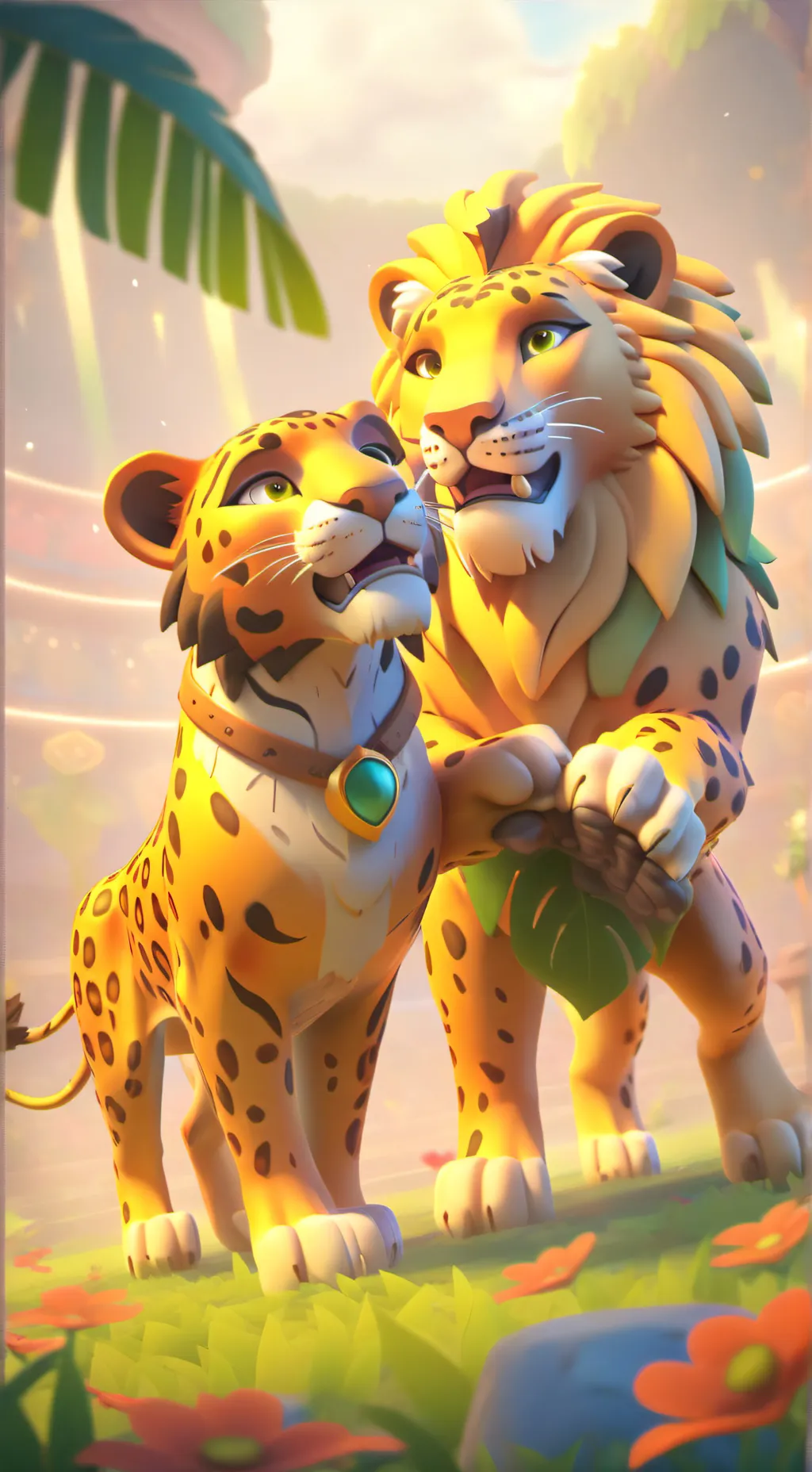 ai character: Alex & Gia background
