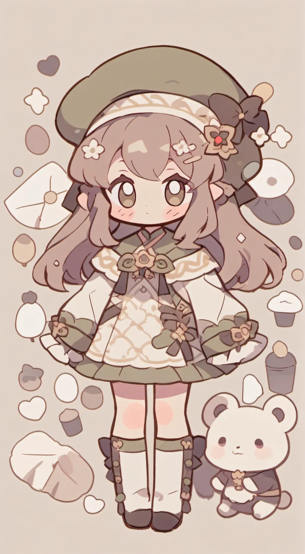 ai character: REQUEST!!!  background