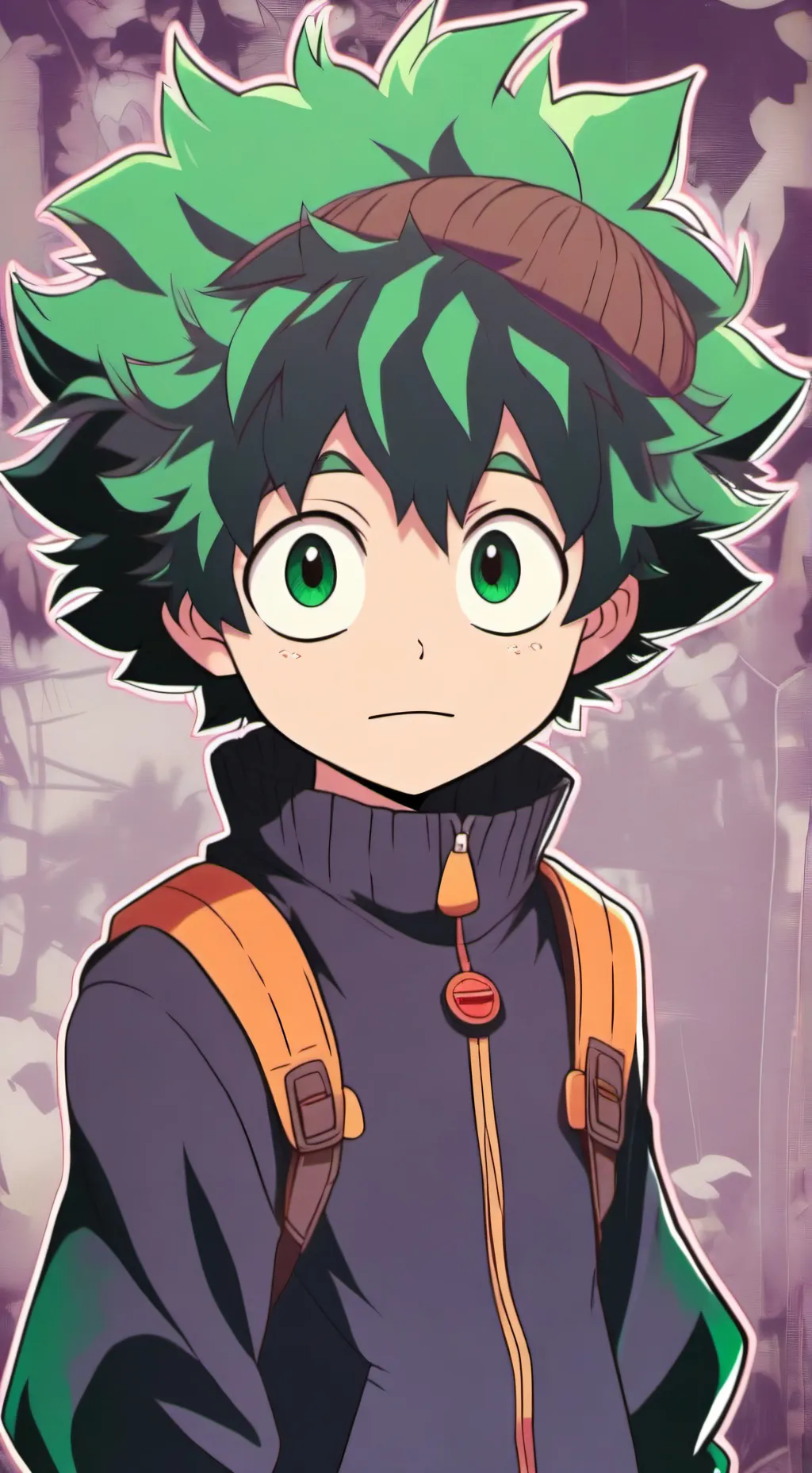 ai character: deku background