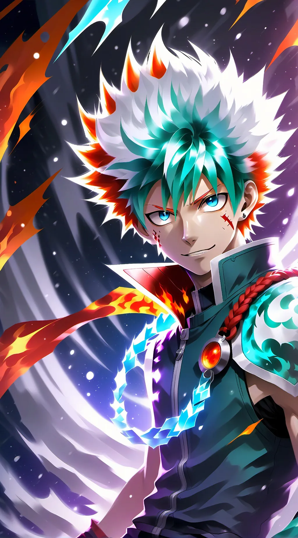 ai character: BakuDekuTodoroki background