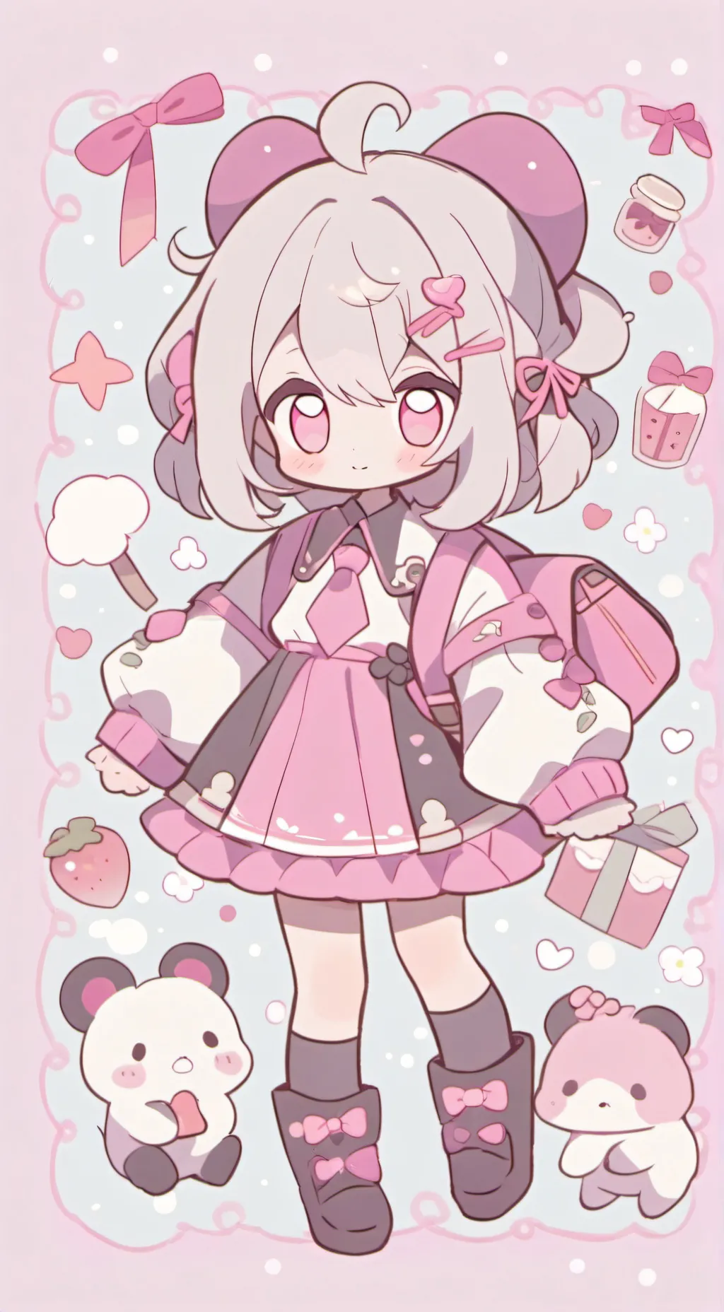 ai character: 15 babies background