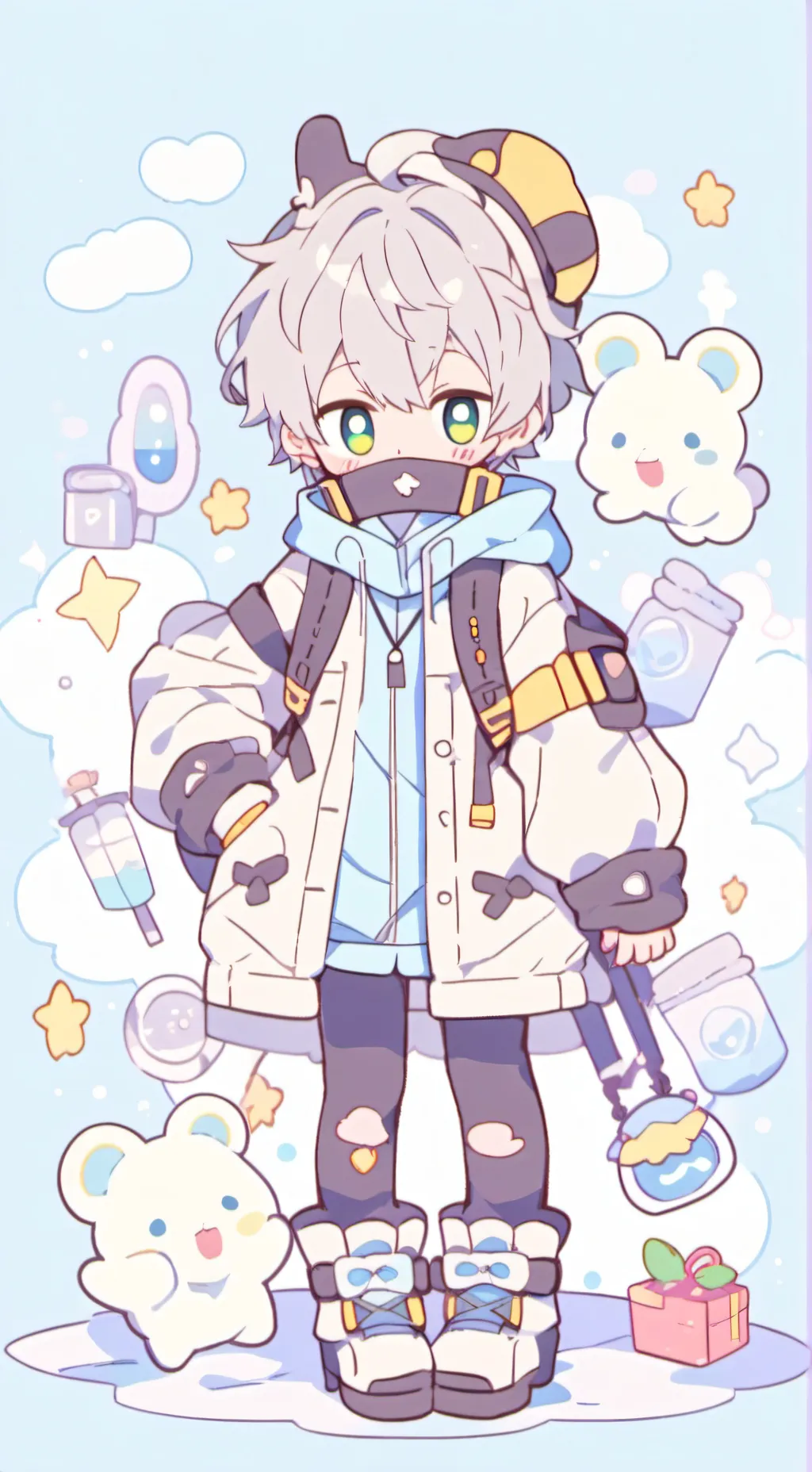 ai character: toge inumaki  background