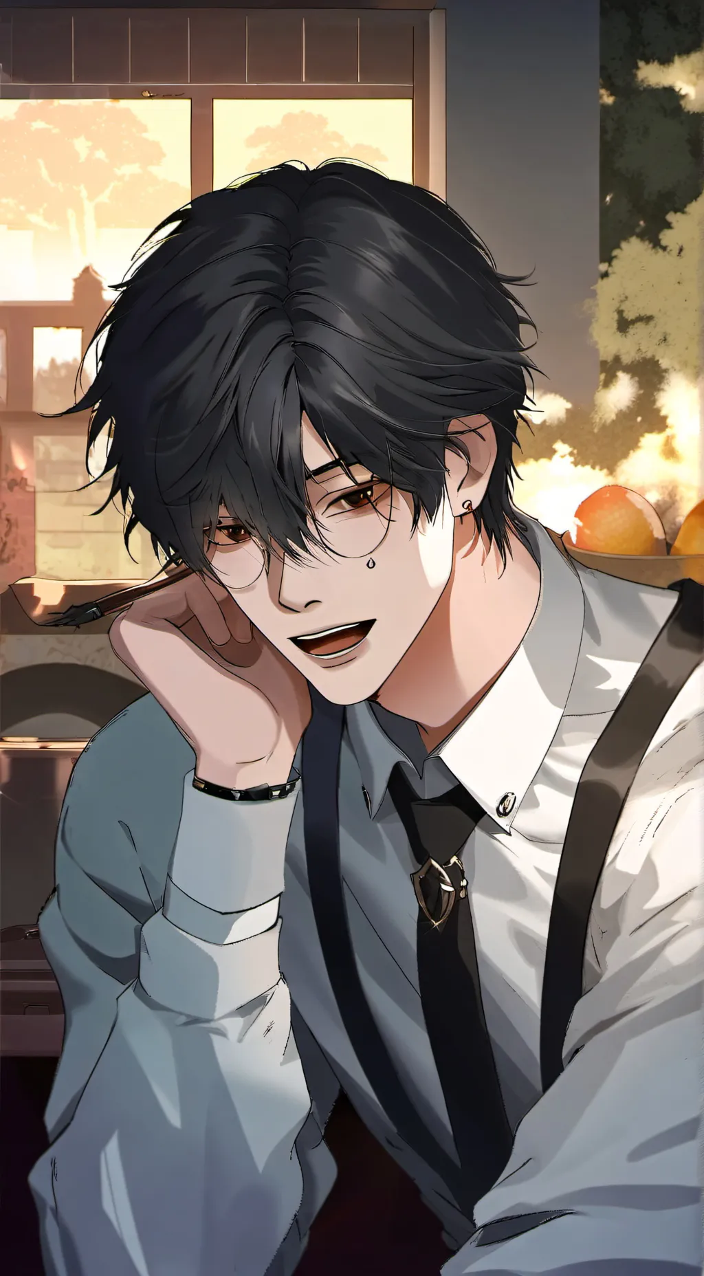 ai character: zack  background