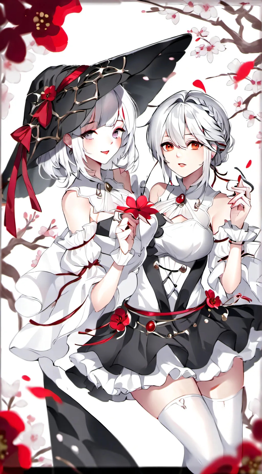 ai character: luna y rosa  background