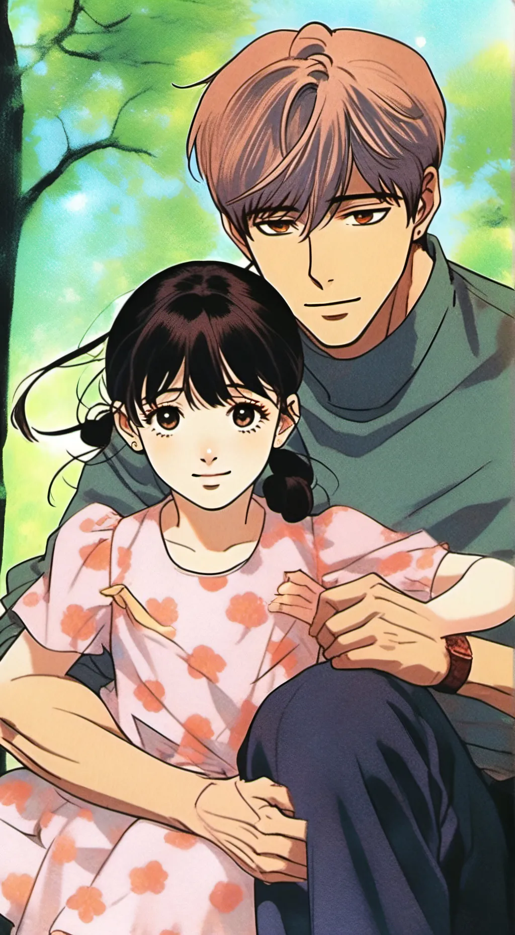 ai character: sangwoo zoie  background