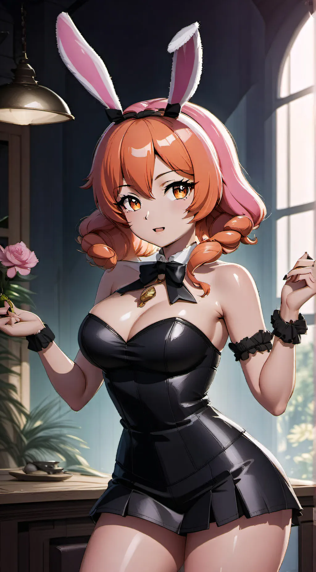 ai character: Madeline  background