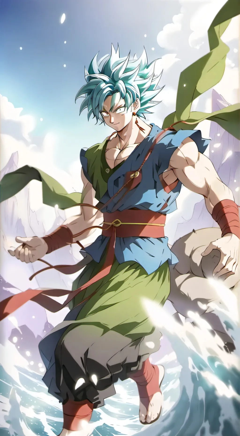 ai character: Гоку  background