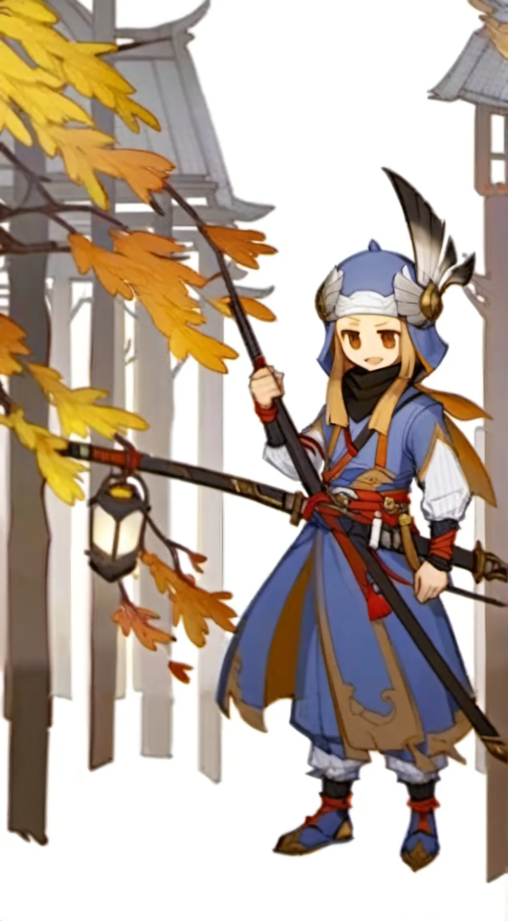 ai character: hija de J x t 2p background