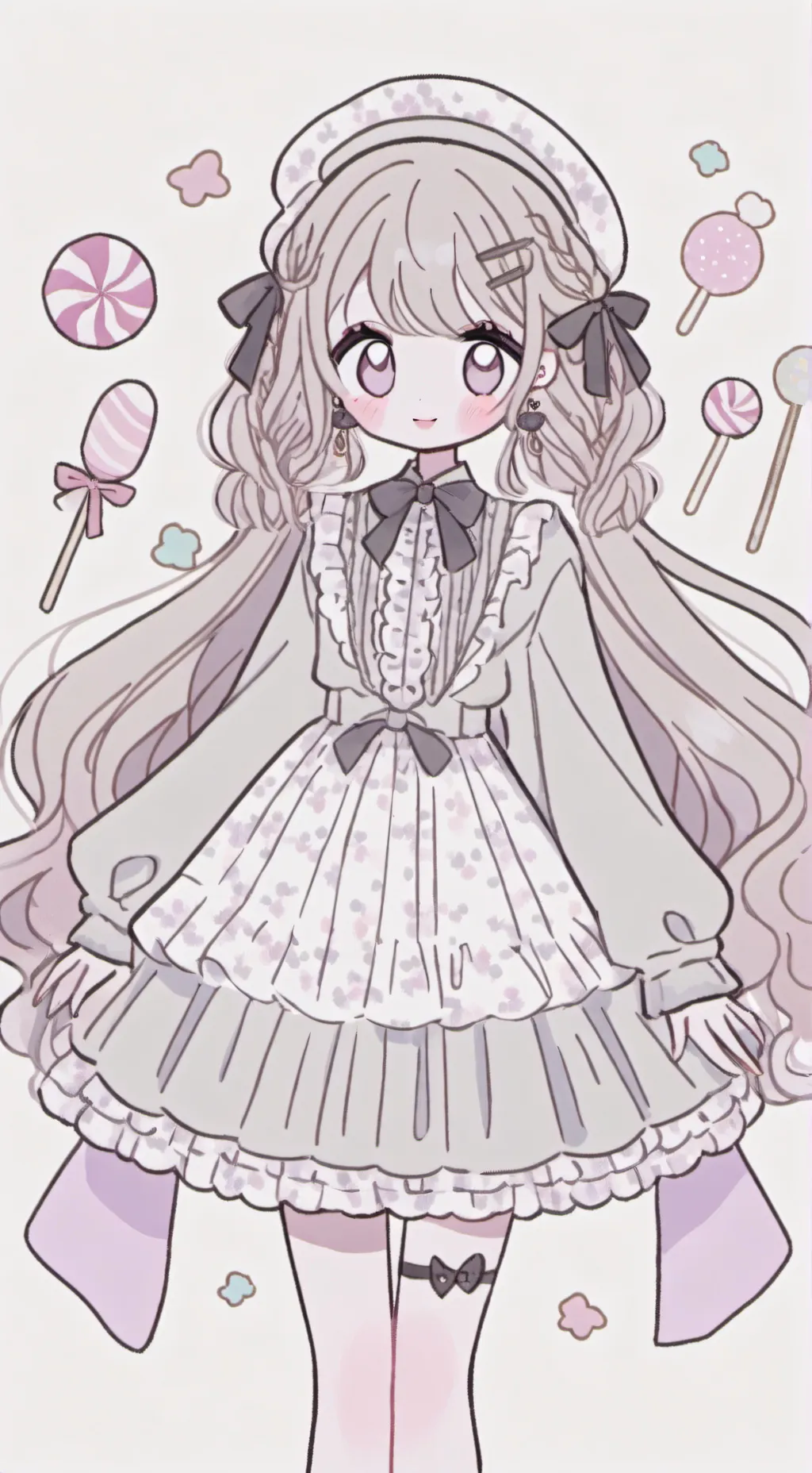 ai character: Kuru kuru background