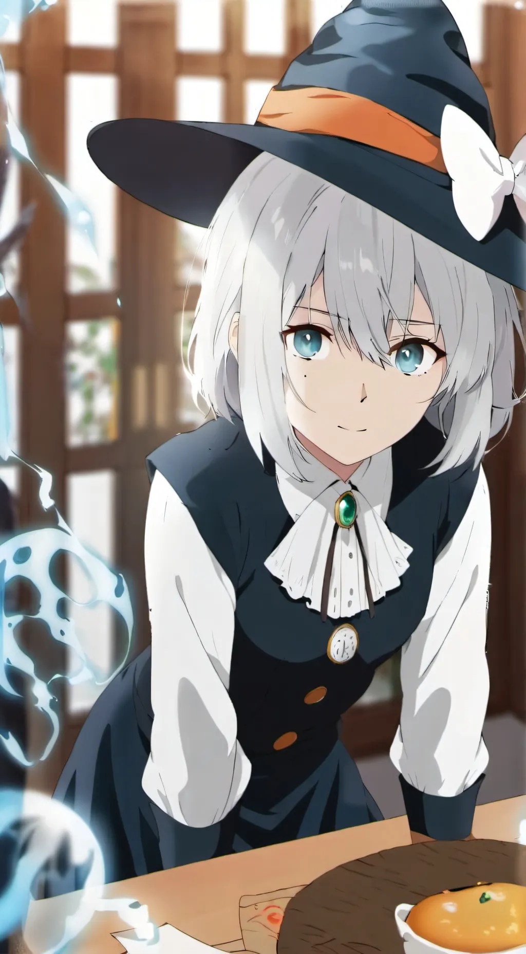 ai character: sakura background