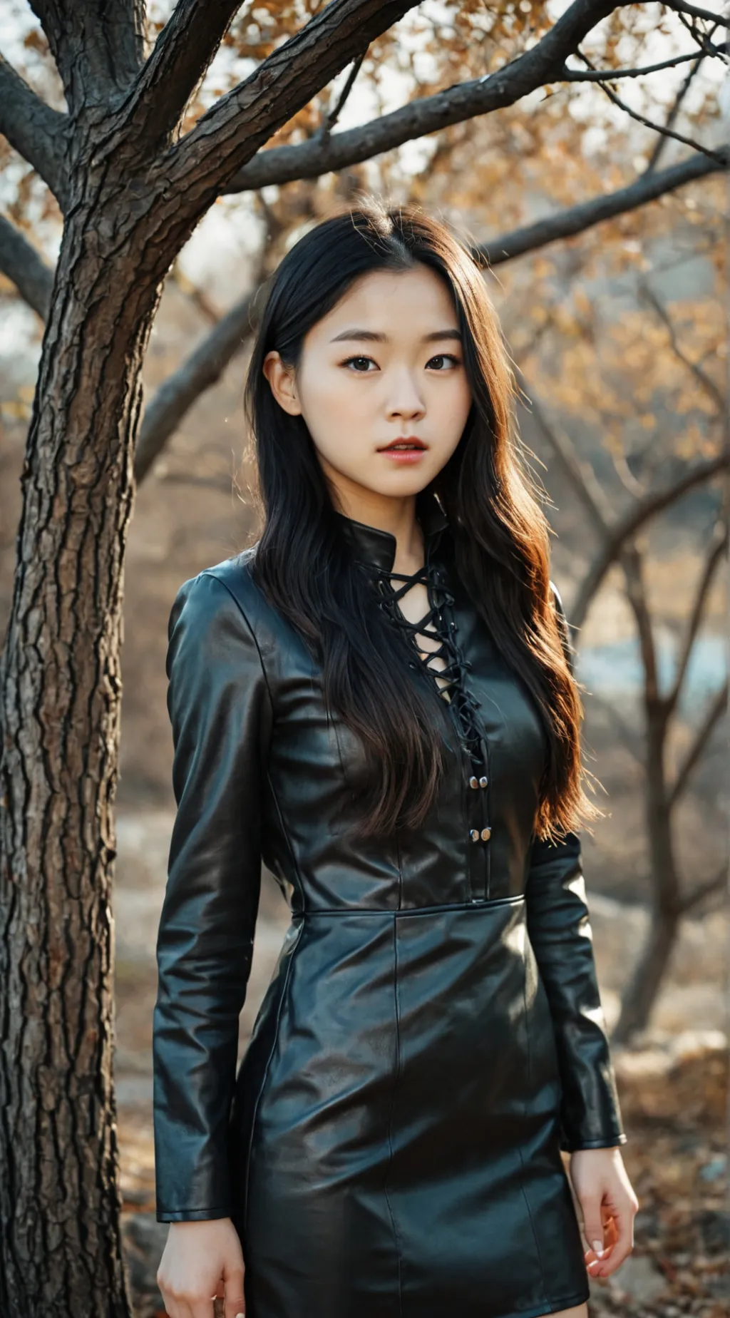 ai character: GOOD NIGHT Gahyeon background