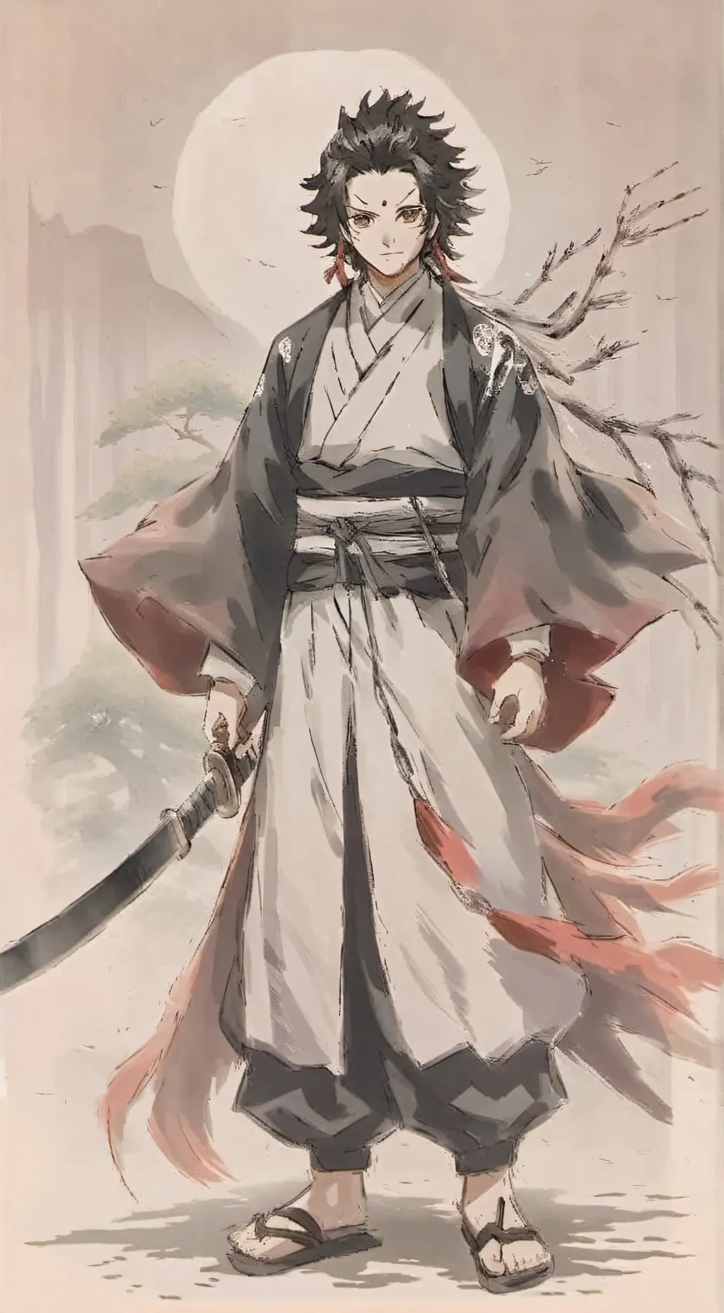 ai character: douma background