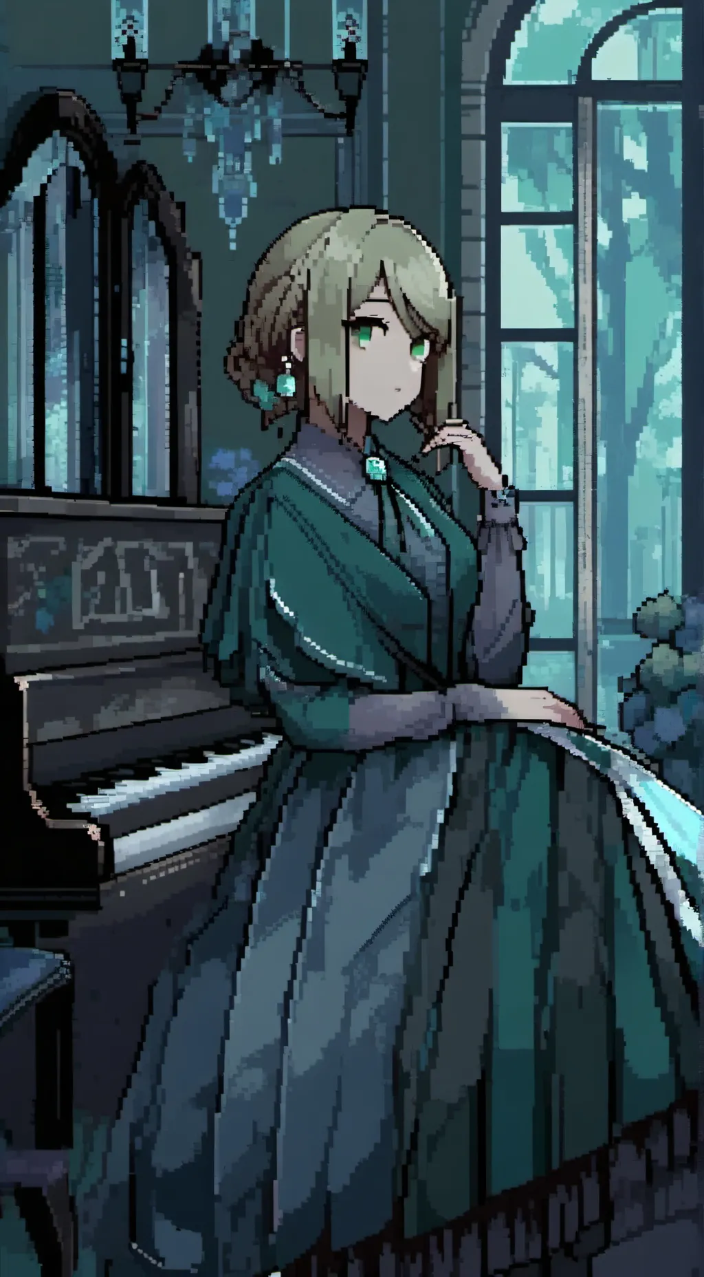 ai character: Dalia Menks background