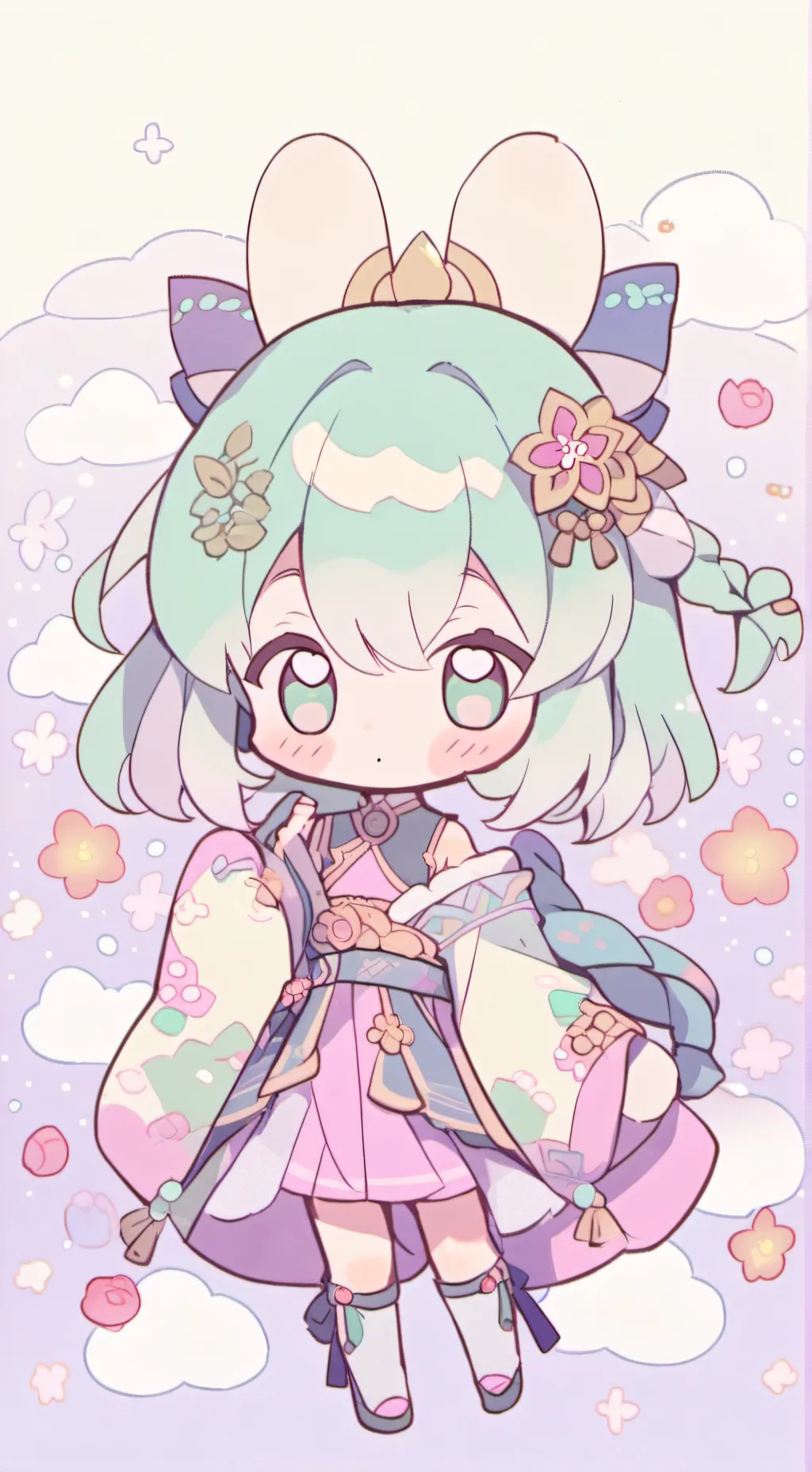 ai character: Saneobagiyu  background