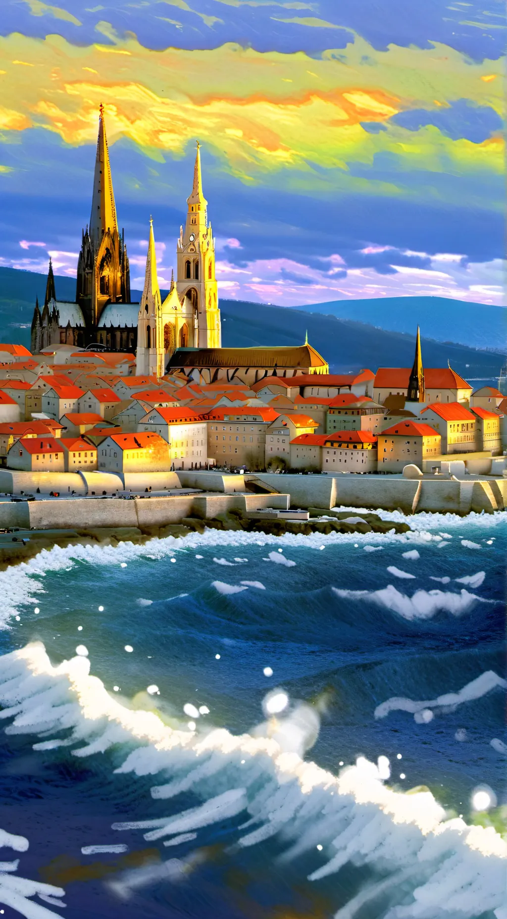 ai character: Aurum City background