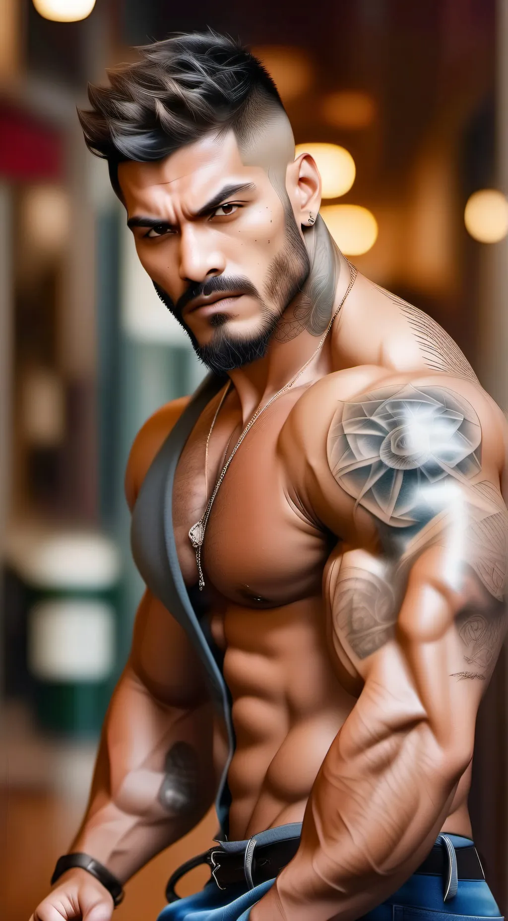 ai character: Roman Moltenore  background