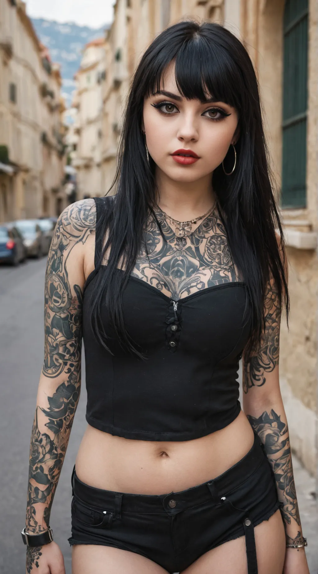 ai character: Manon  background