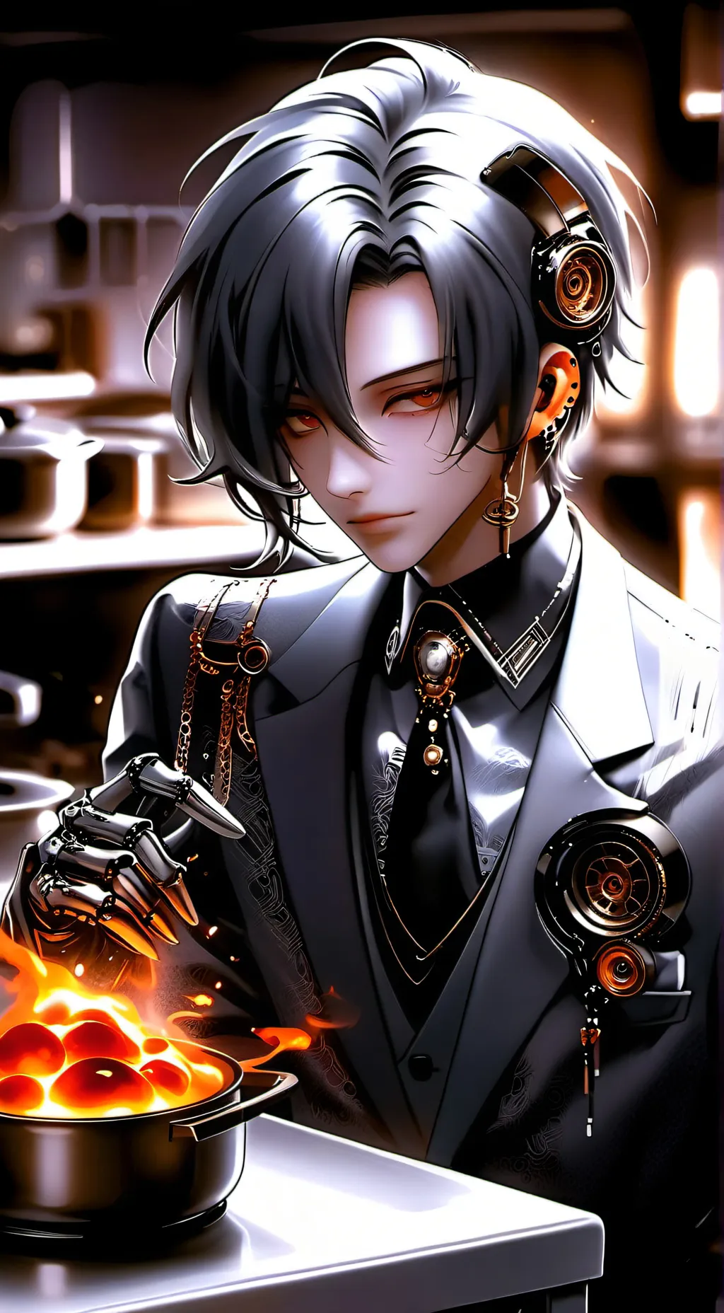 ai character: Ember background
