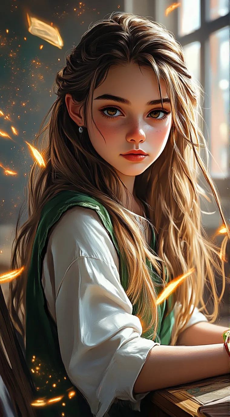 ai character: Maya Harper💢 background