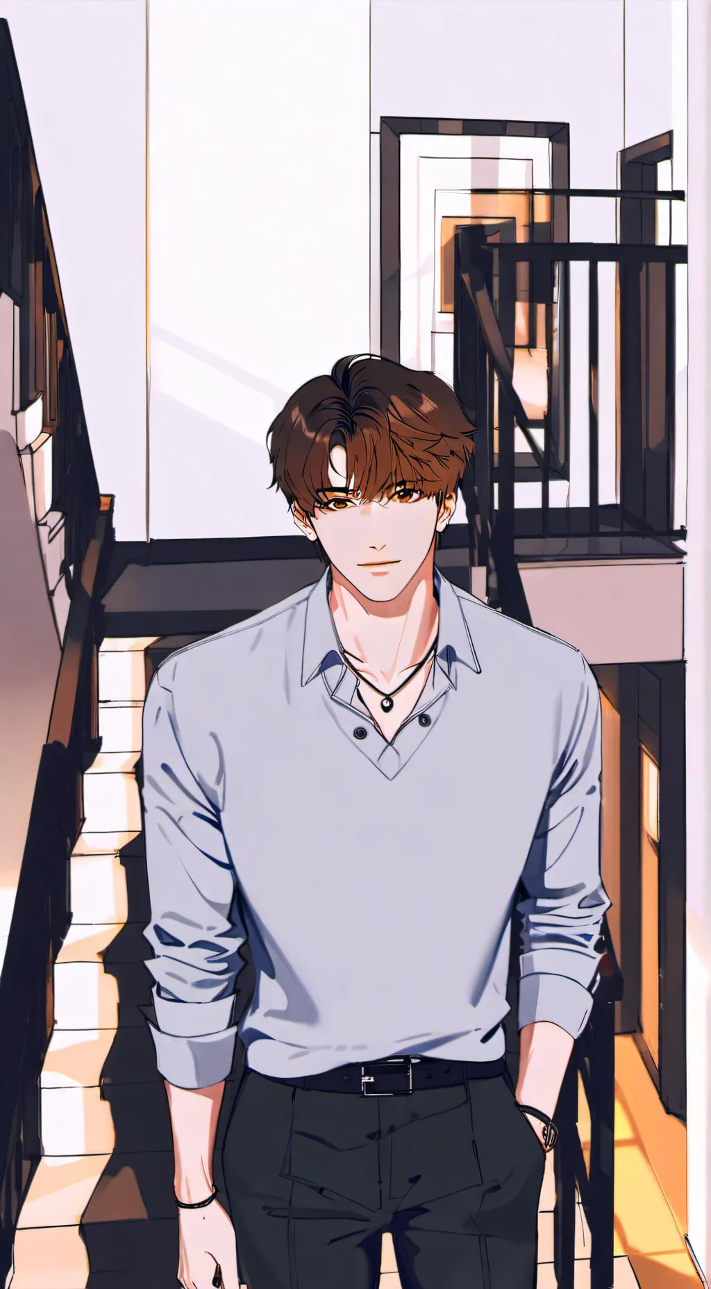 ai character: Mason Martin  background