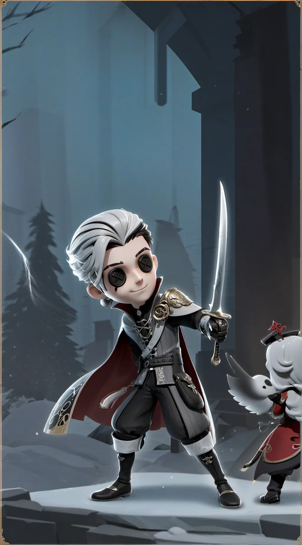 ai character: undertale in mha background