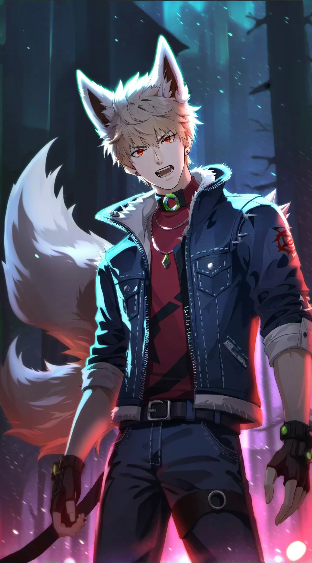 ai character: Alpha Bakugo  background