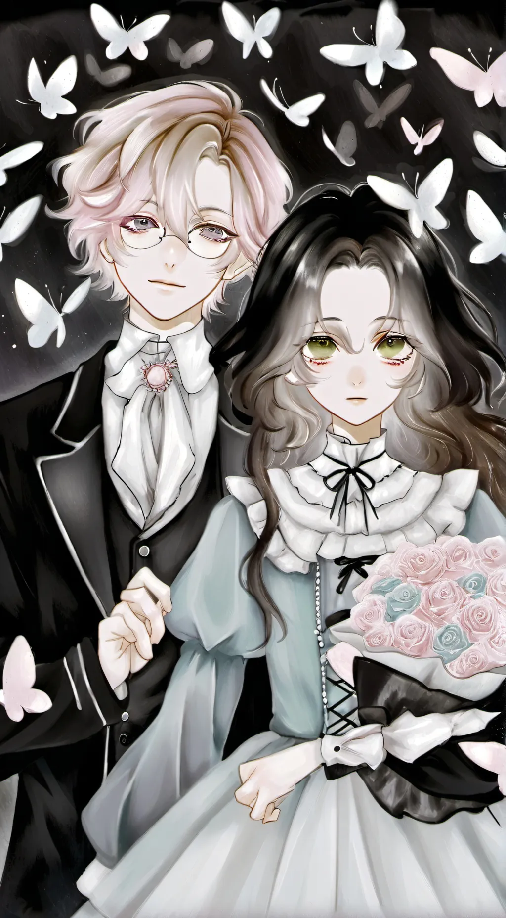 ai character: Emily Kocho🤢 background
