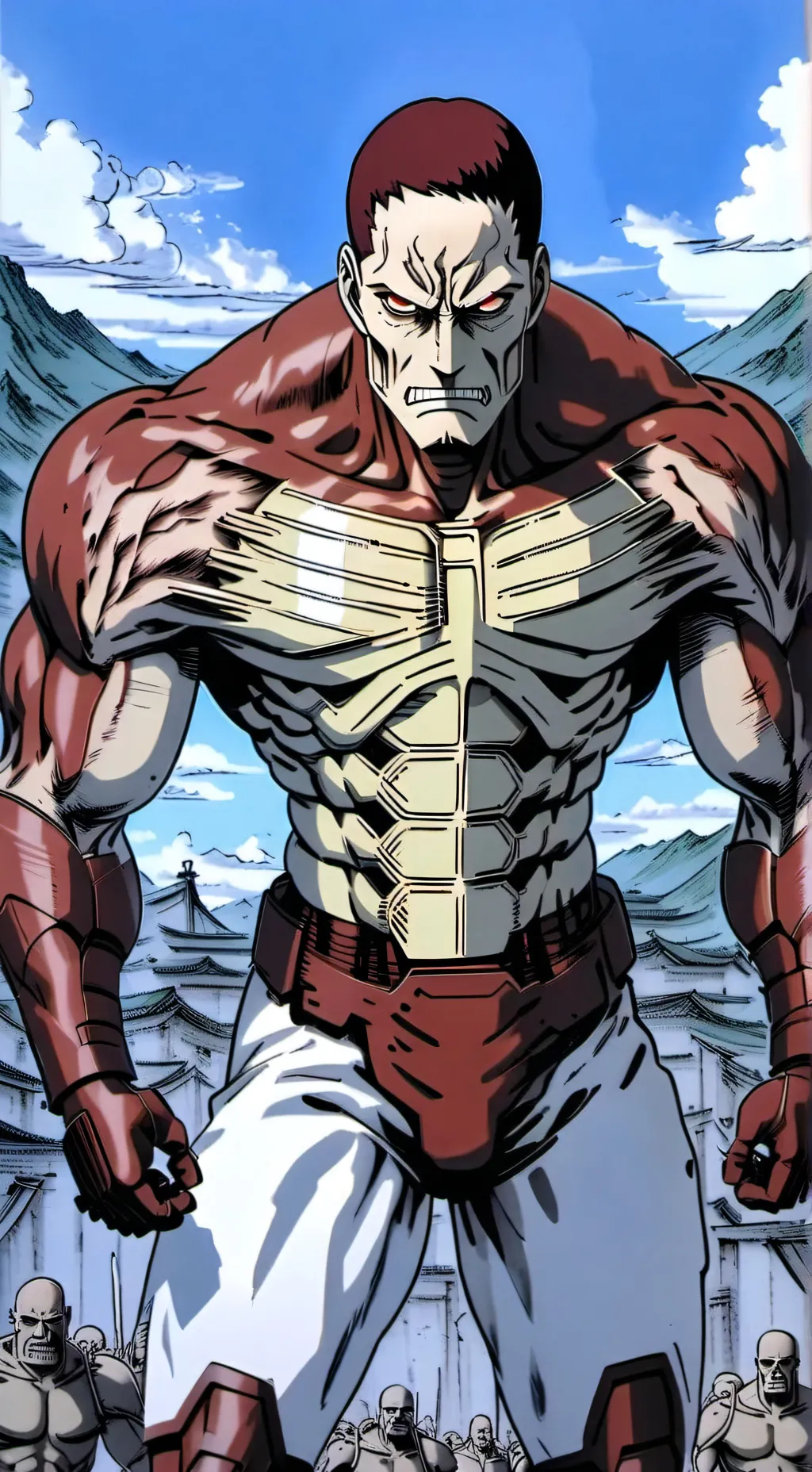 ai character: Reiner Braun  background