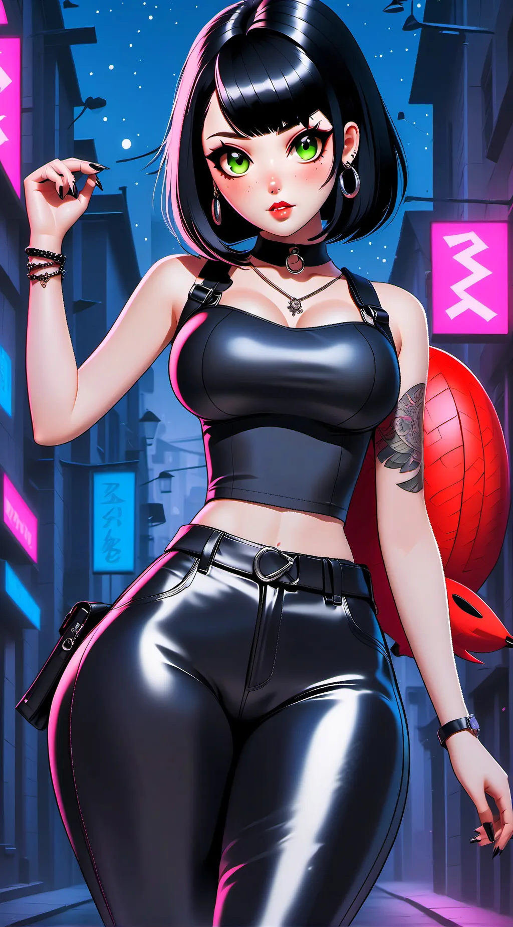 ai character: Olivia  background