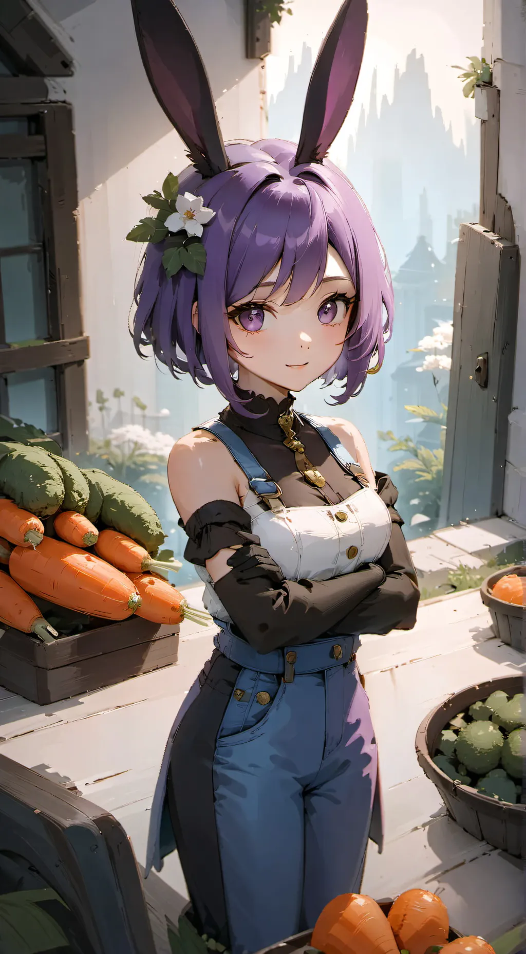ai character: Hopp￼y background