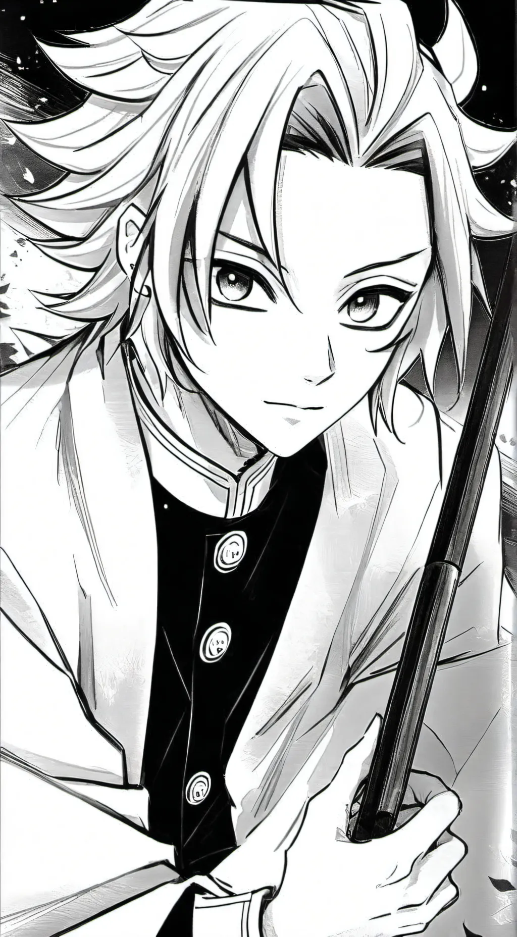 ai character: muichiro and yn background
