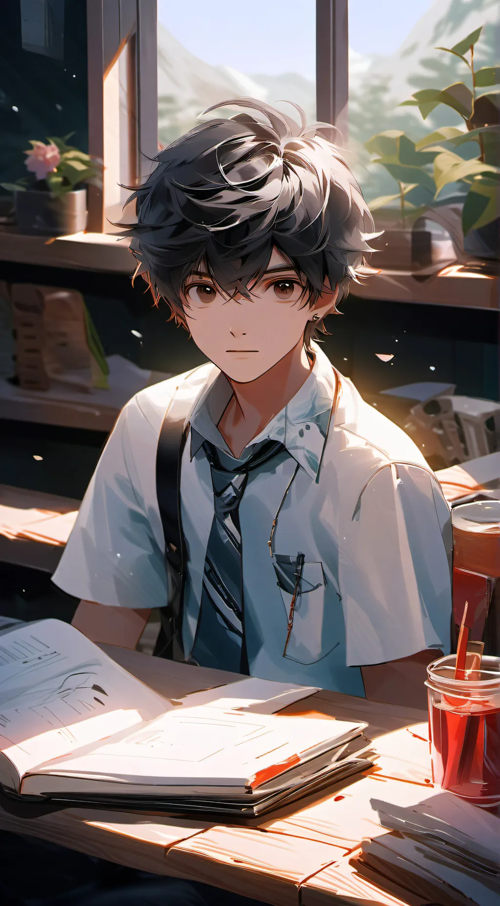 ai character: Aaron background