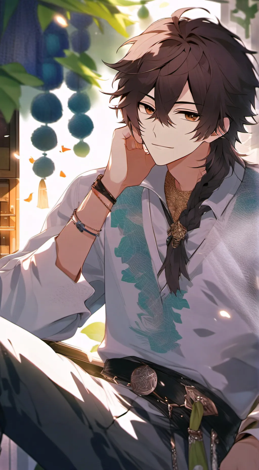 ai character: Ash background