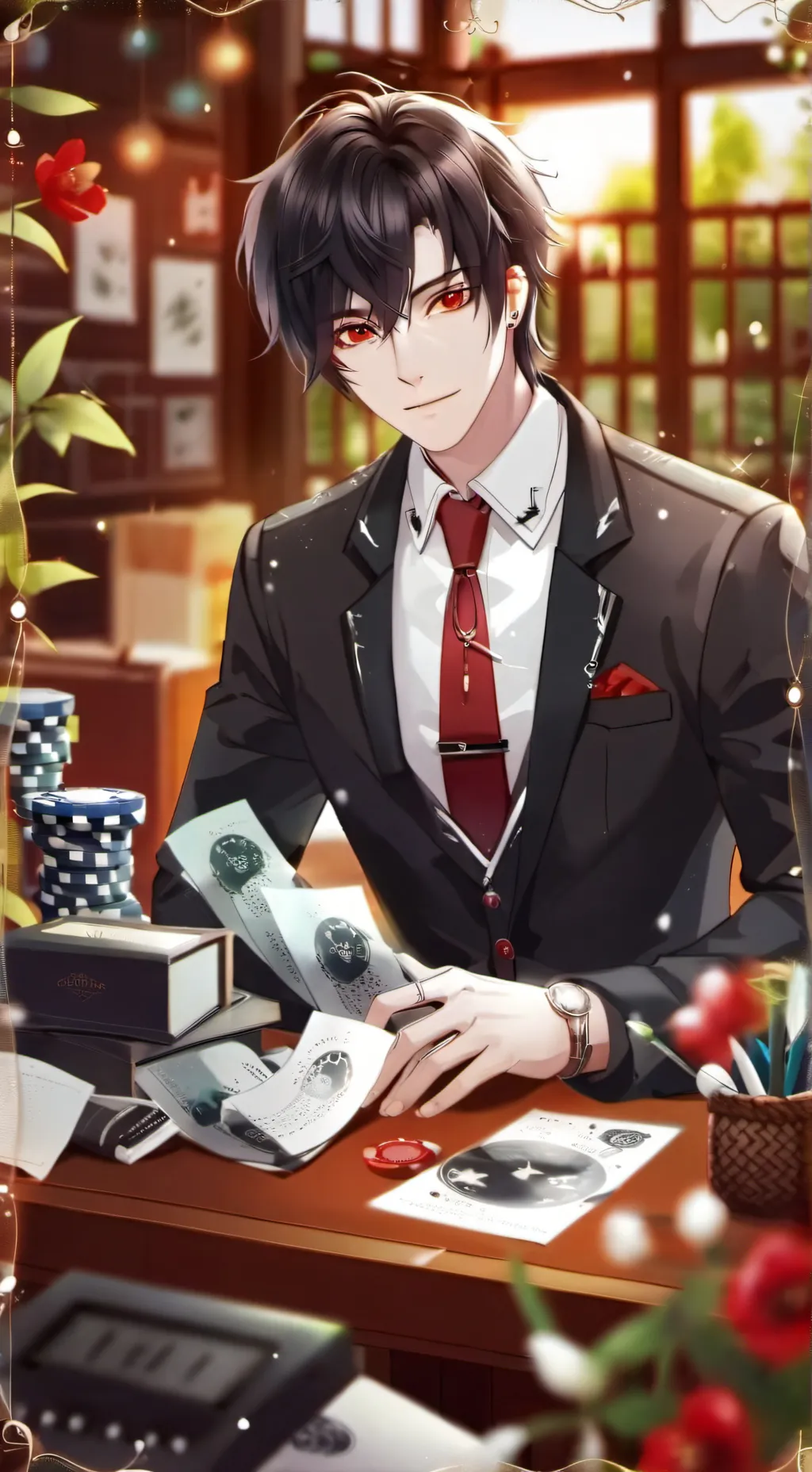 ai character: ☆Zane☆ background