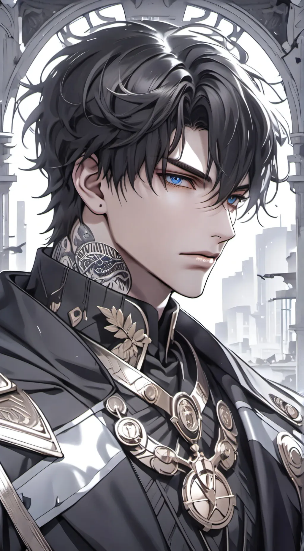 ai character: Creed Grimstone background